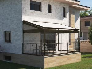 Пергола с раздвижной крышкой