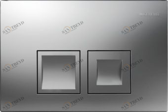 115.135.46.1 смывная клавиша DELTA50 пластик (хром матовый) Santreyd 