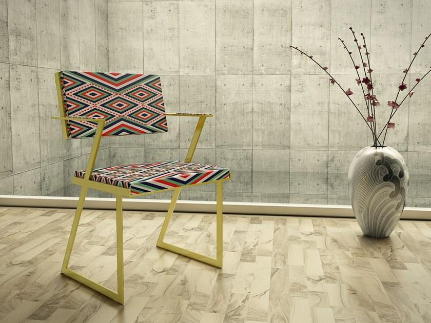 ZALABA Design Стул из ткани с подлокотниками Zulu sun-id-1440745 - Вид №4