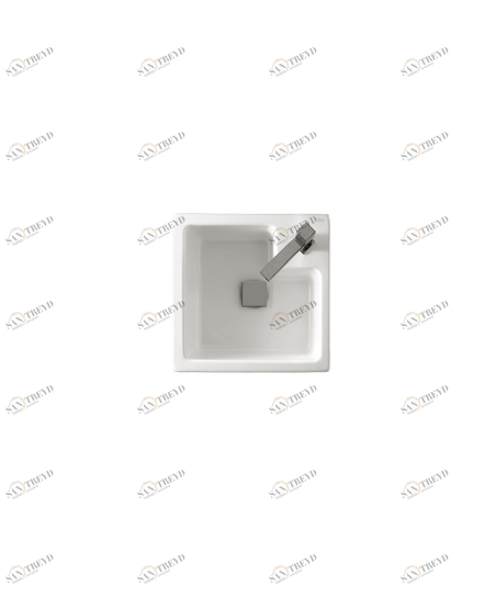 40050 Подвесная раковина настенная овальная Althea Ceramica  белая 