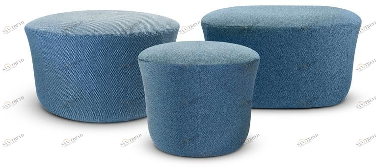 VONDOM Круглый садовый пуф из ткани Suave sun-id-1374848