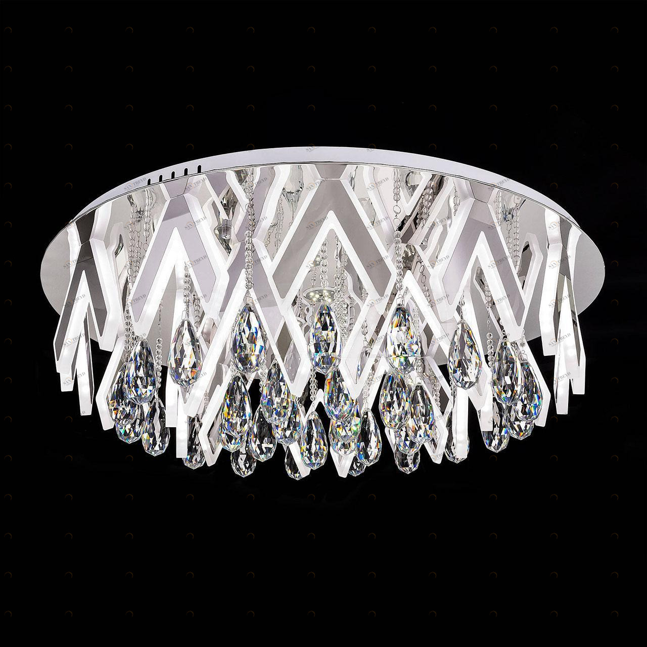 Потолочный светодиодный светильник Citilux Maximus EL335C174.1 CITILUX ДИЗАЙНЕРСКИЕ, MAXIMUS 202680 Прозрачный;хром 