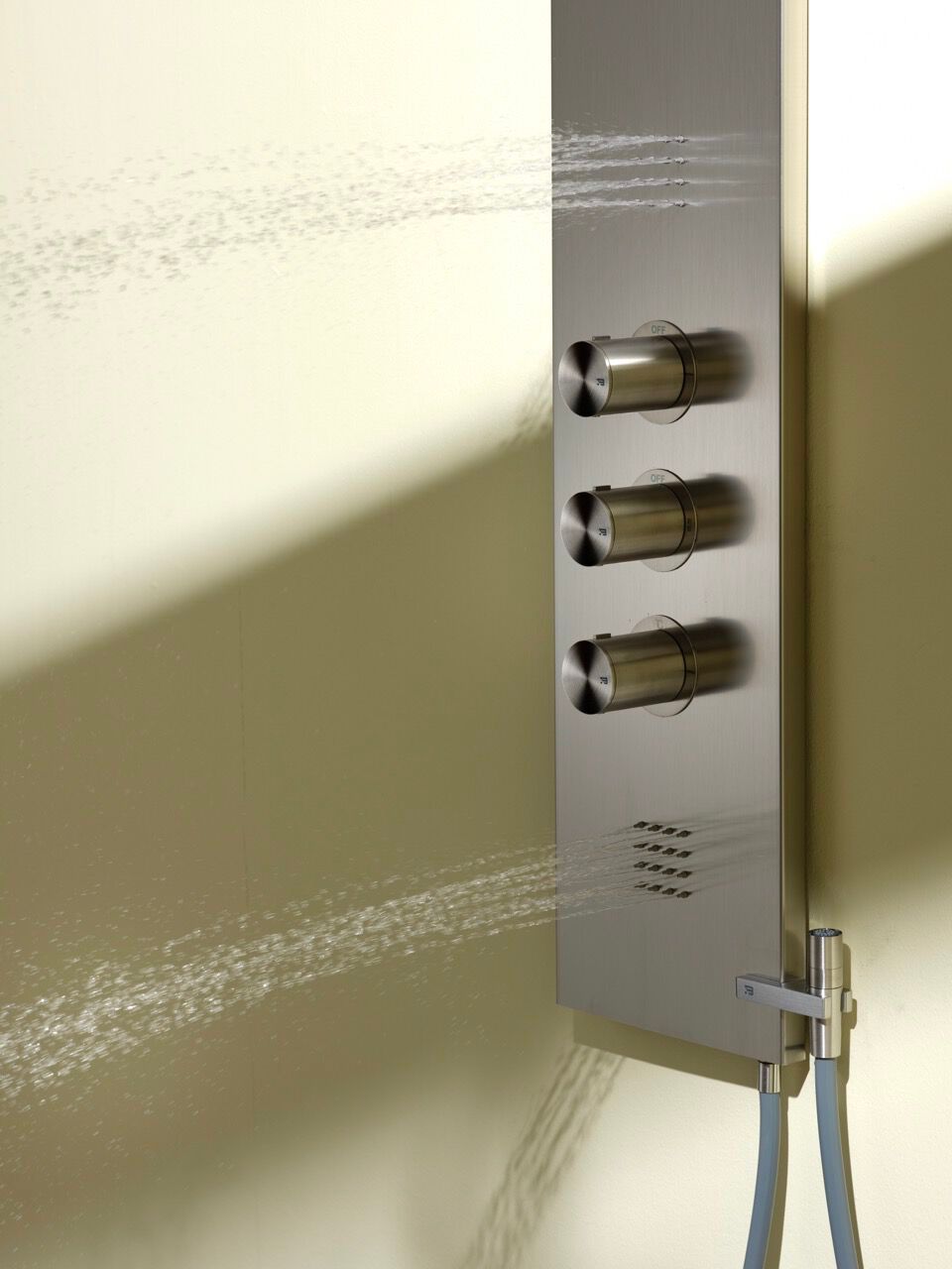 Термостатическая душевая колонна из нержавеющей стали с водопадом BEAMTECH M3 CLNR400 ARCH-00031124 - Вид №2