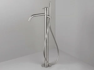 Super Inox Напольный смеситель для ванны из нержавеющей стали с ручным душем Cave 0251124x