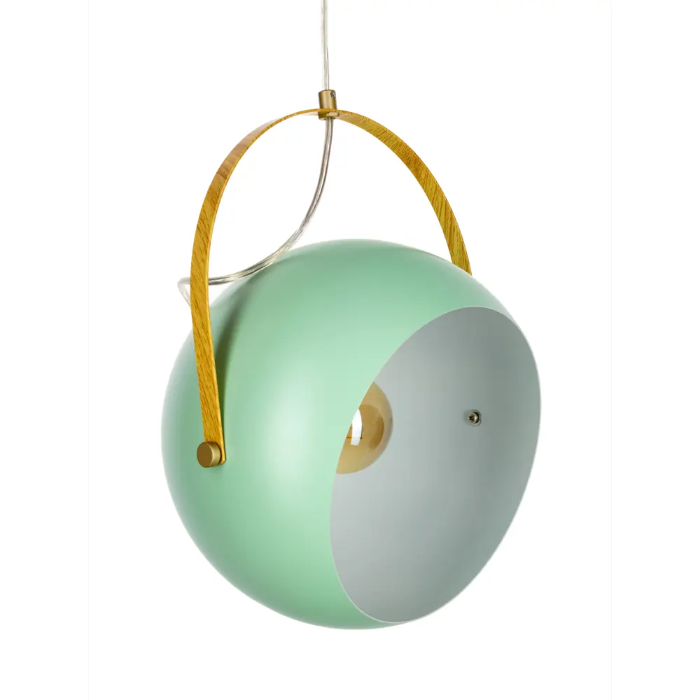 Люстра подвесная «Morila Green», 1 лампа, 10 м², с диммером, цвет зеленый LAMPLANDIA STLM-2032738 - Вид №3