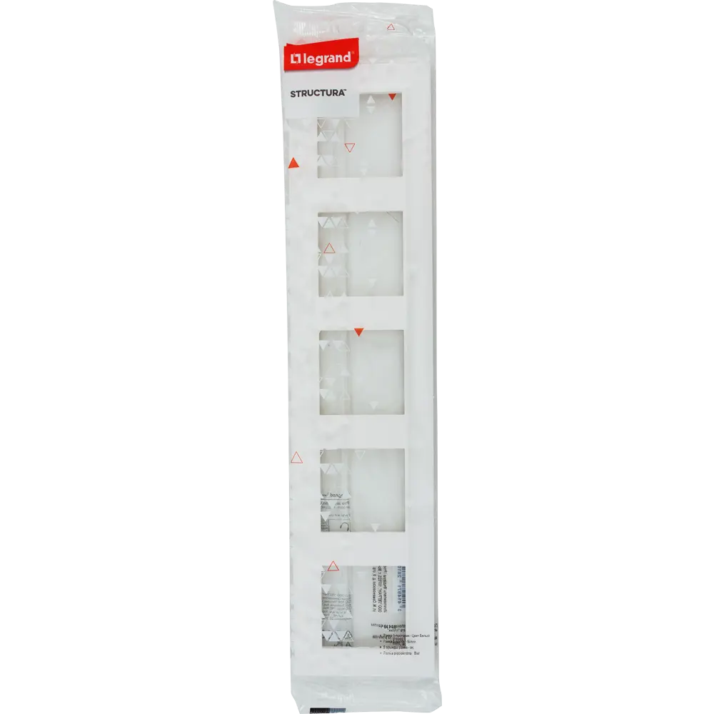 Рамка Legrand Structura для 5 розеток — белая матовая эстетика 82064609 STLM-0018600 - Вид №3