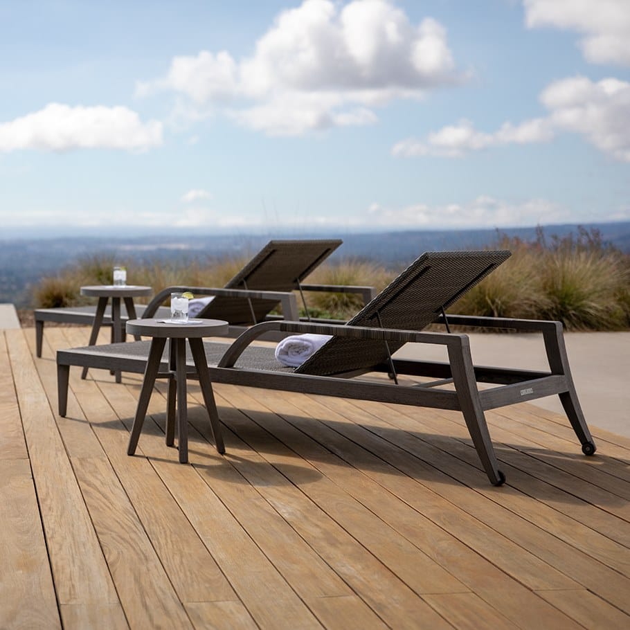 Круглый стол из тикового дерева JANUS et Cie Альпинарий ARCH-00114040 - Вид №5