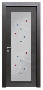 NUSCO Распашная стеклянная дверь Vetri decorati