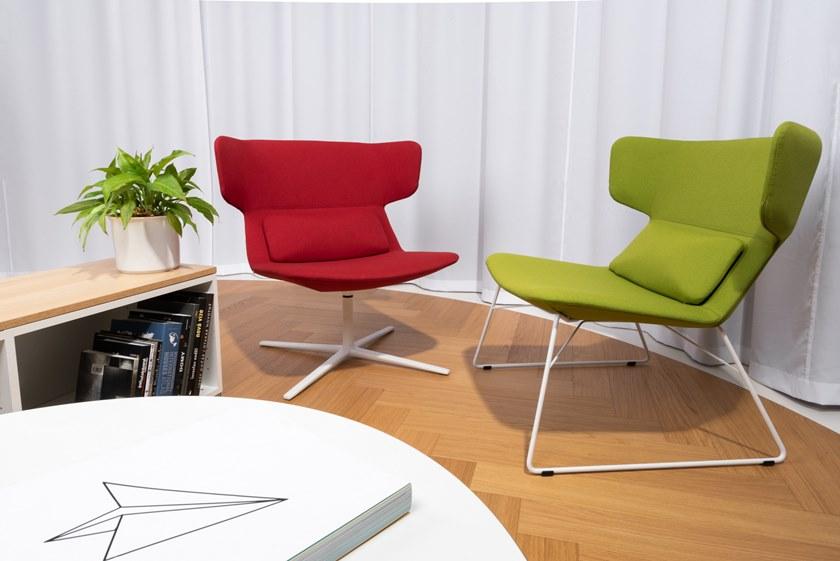 LD Seating Кресло с подголовником из ткани Flexi lounge Flexi/l n4, pl - Вид №6