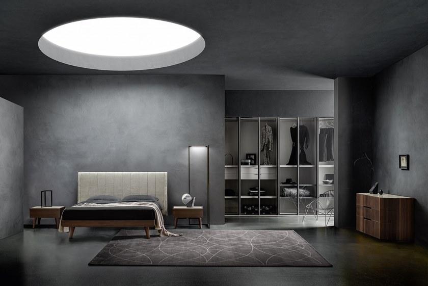 ZANETTE Двуспальная кровать с высоким изголовьем Amos sun-id-1511555 - Вид №3