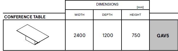 MDD Прямоугольный стол для совещаний из меламина Gravity sun-id-1397899 - Вид №2