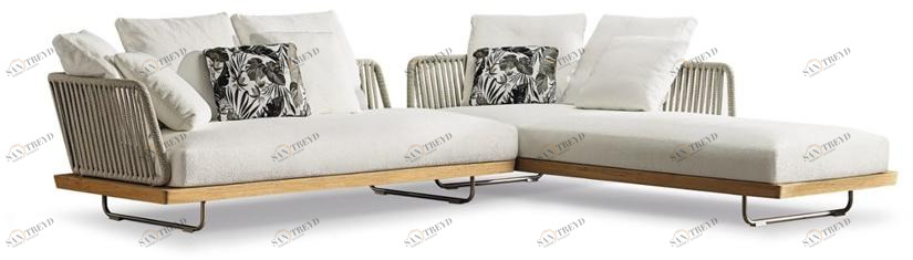 Minotti Модульный садовый диван на санках Sunray sun-id-1397866