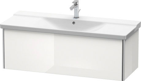 XS408309090 Тумбочка подвесная XSquare #XS4083 1210 x 473 мм Фланелево-серый шелковисто-матовый лак Duravit - Вид №2