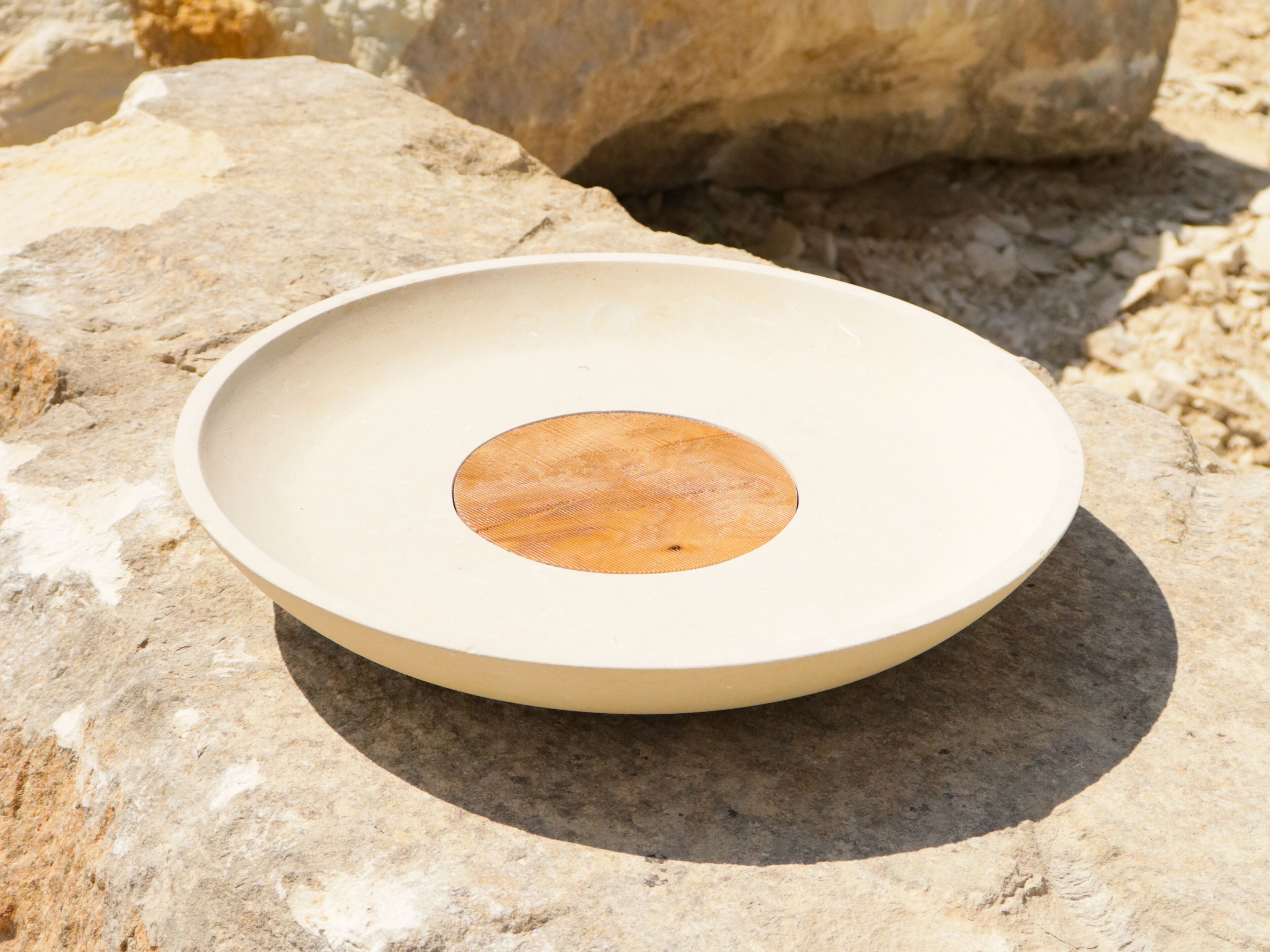 Плоская плита из камня Лечче и оливкового дерева PIMAR Rito ARCH-00105781 - Вид №2