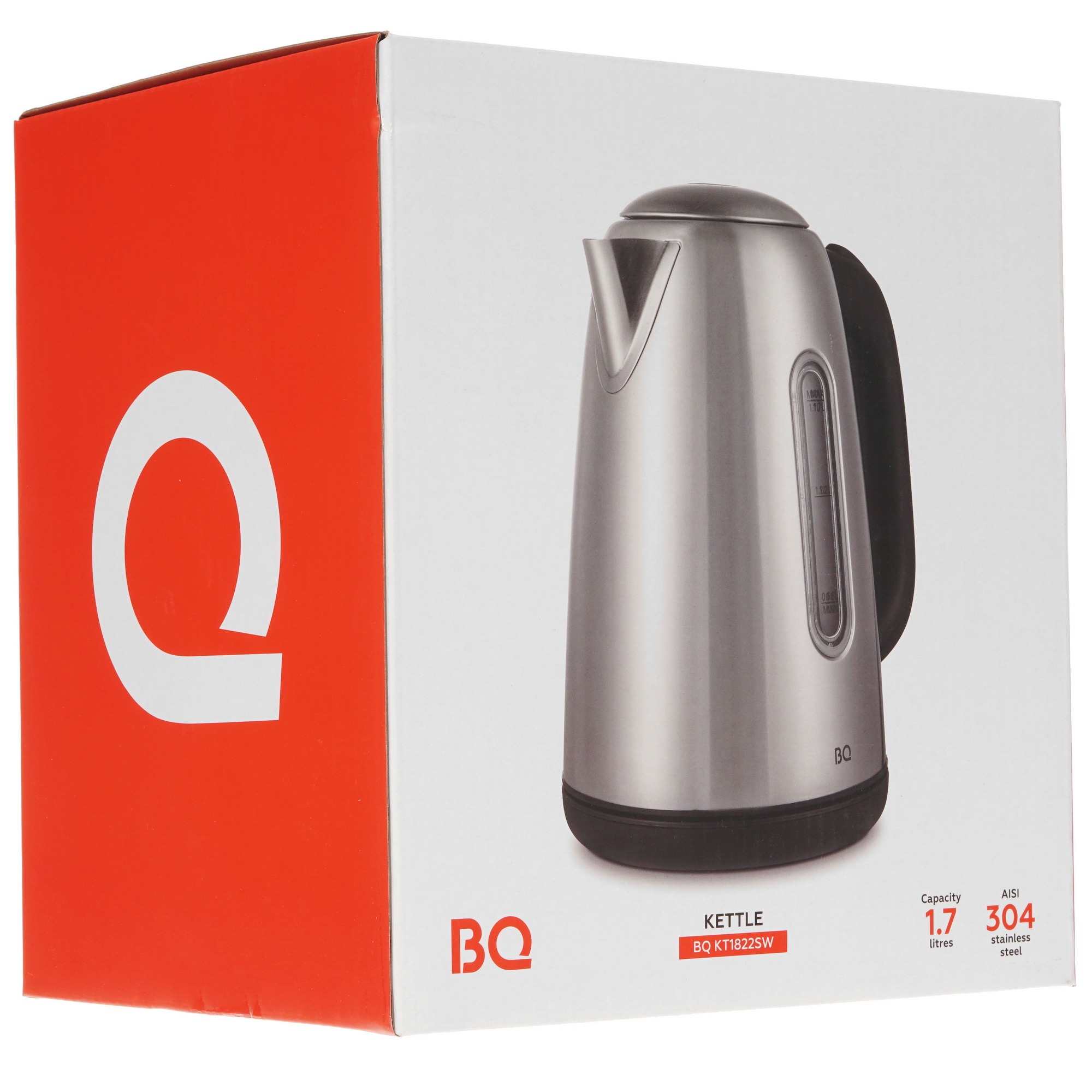 8194664 Электрочайник BQ KT1822SW серебристый STDN-0085038 - Вид №5