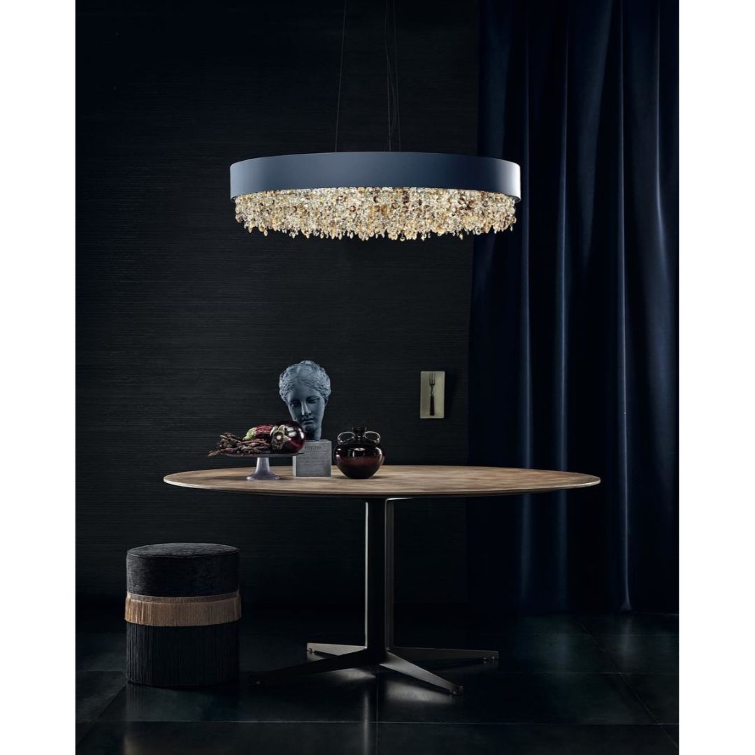 Masiero OLA S6 90 Silver Leaf/cold col. pendants подвес 115046 - Вид №1