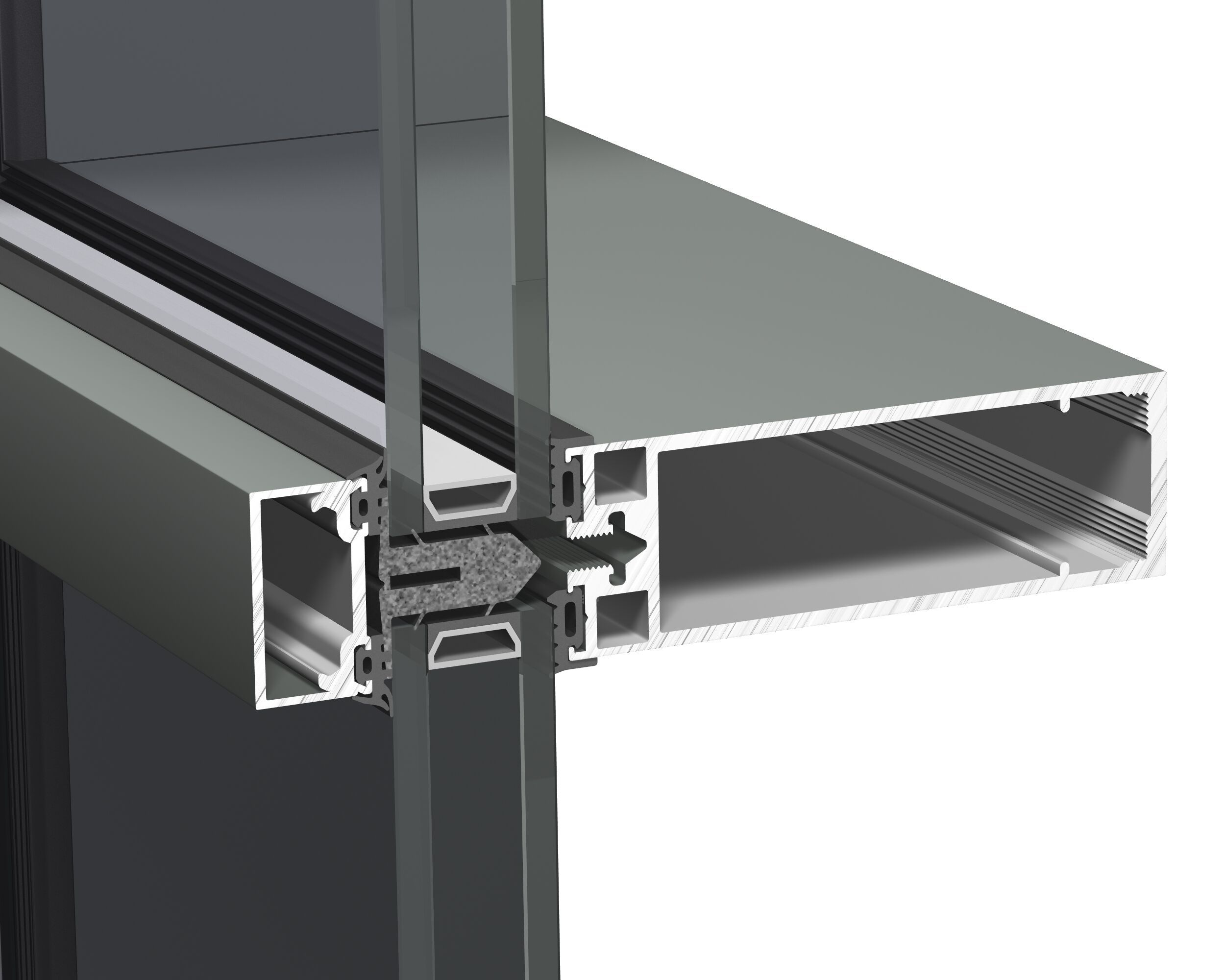 Алюминиевая система навесной стены Reynaers Aluminium SLIMWALL 35 ARCH-00068461 - Вид №2