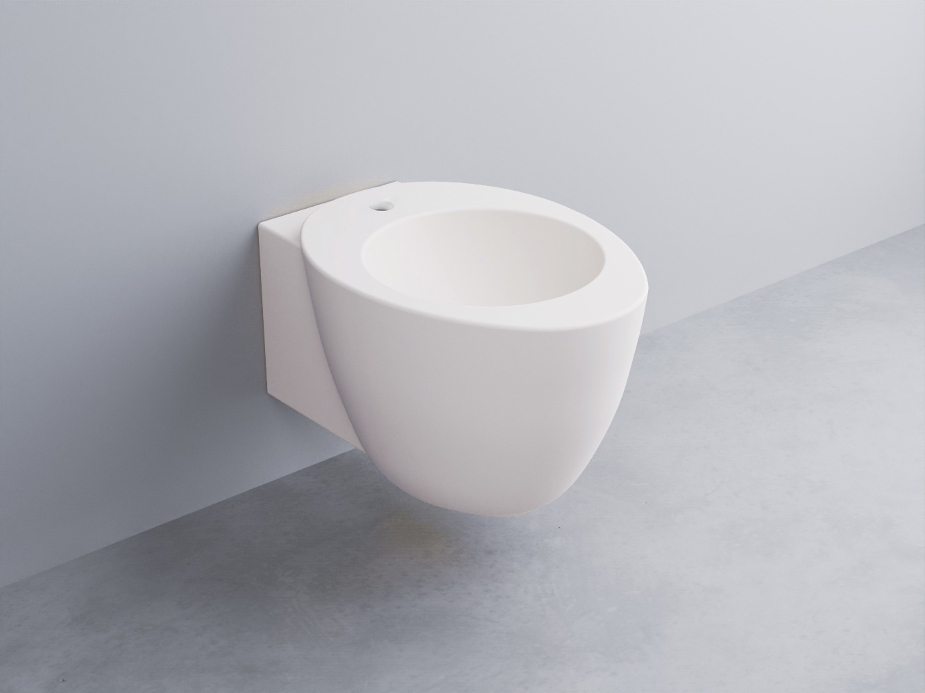 LGBS-TL Биде подвесное с одним отверстием под смеситель, в комплекте с крепежами cielo Le Giare Ceramica Cielo