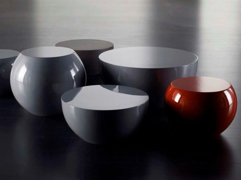 Meridiani Низкий круглый журнальный столик из полиуретана sun-id-1422039 - Вид №6