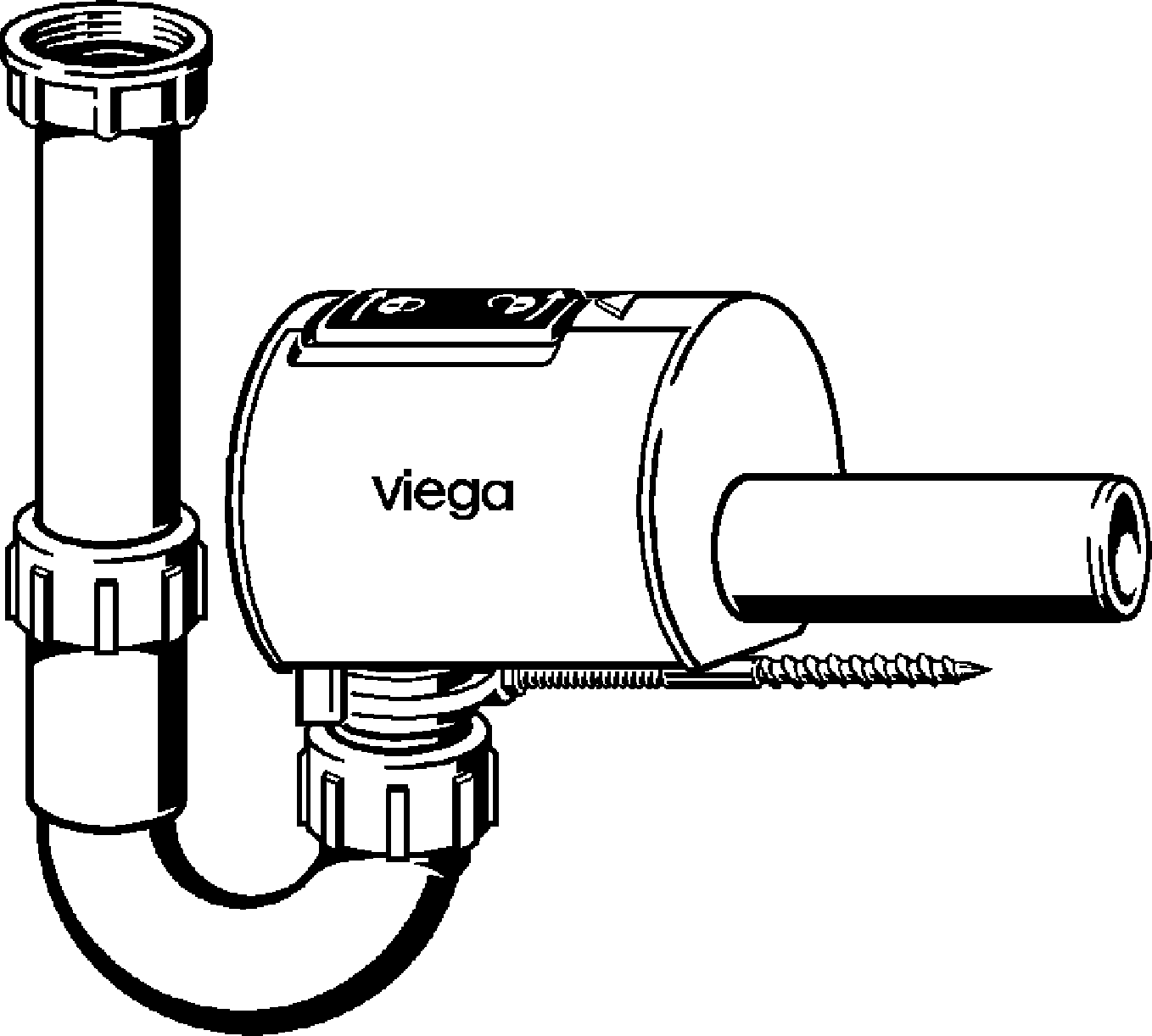 Viega Обратный канализационный клапан Sperrfix 4995.1 (607128) 607 128 - Вид №1