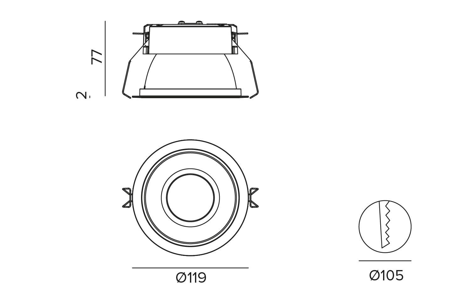 Утопленный светодиодный прожектор TARGETTI CCTEvo ARCH-00057100 - Вид №5