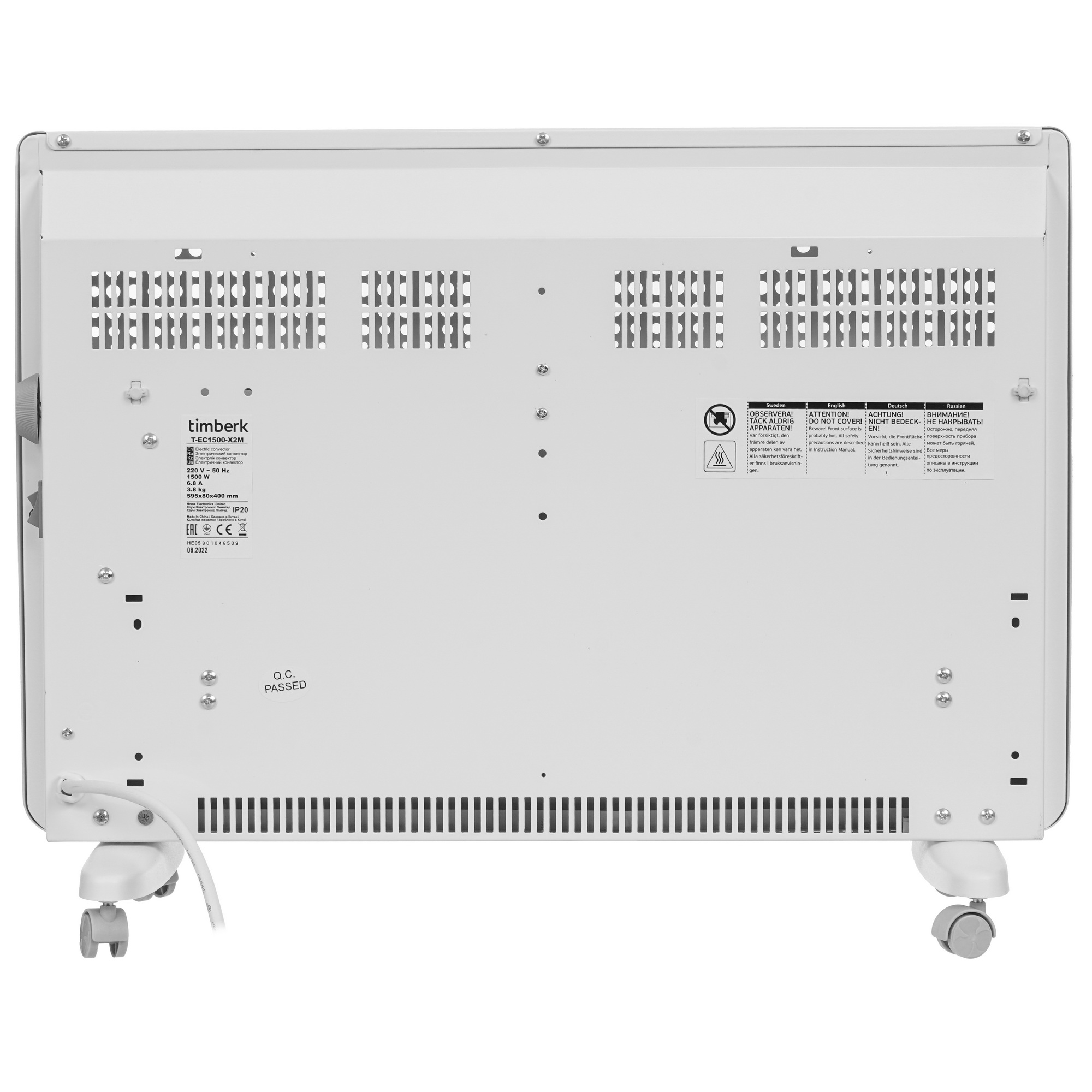9106911 Конвектор Timberk T-EC1500-X2M STDN-0056432 - Вид №5