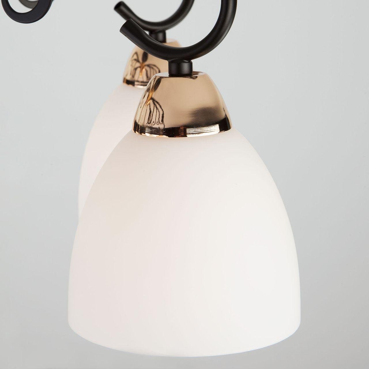 Потолочная люстра Eurosvet Arabella 70087/7 черный/золото EUROSVET ARABELLA 184431 Белый - Вид №2