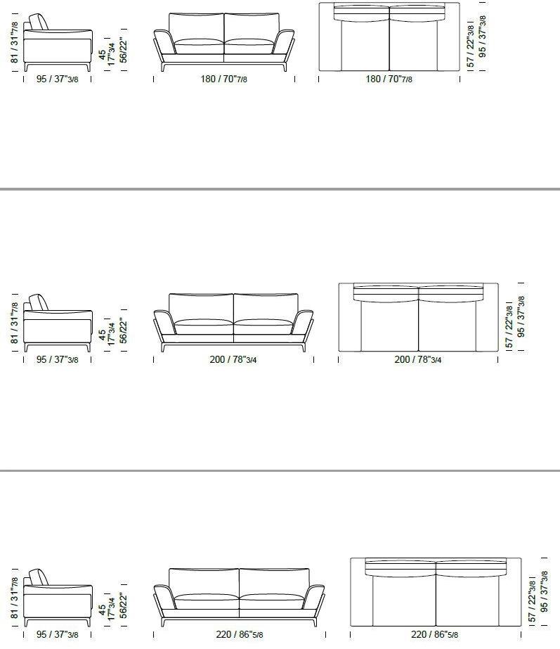 Borzalino Диван из ткани Diderot sun-id-1455380 - Вид №7