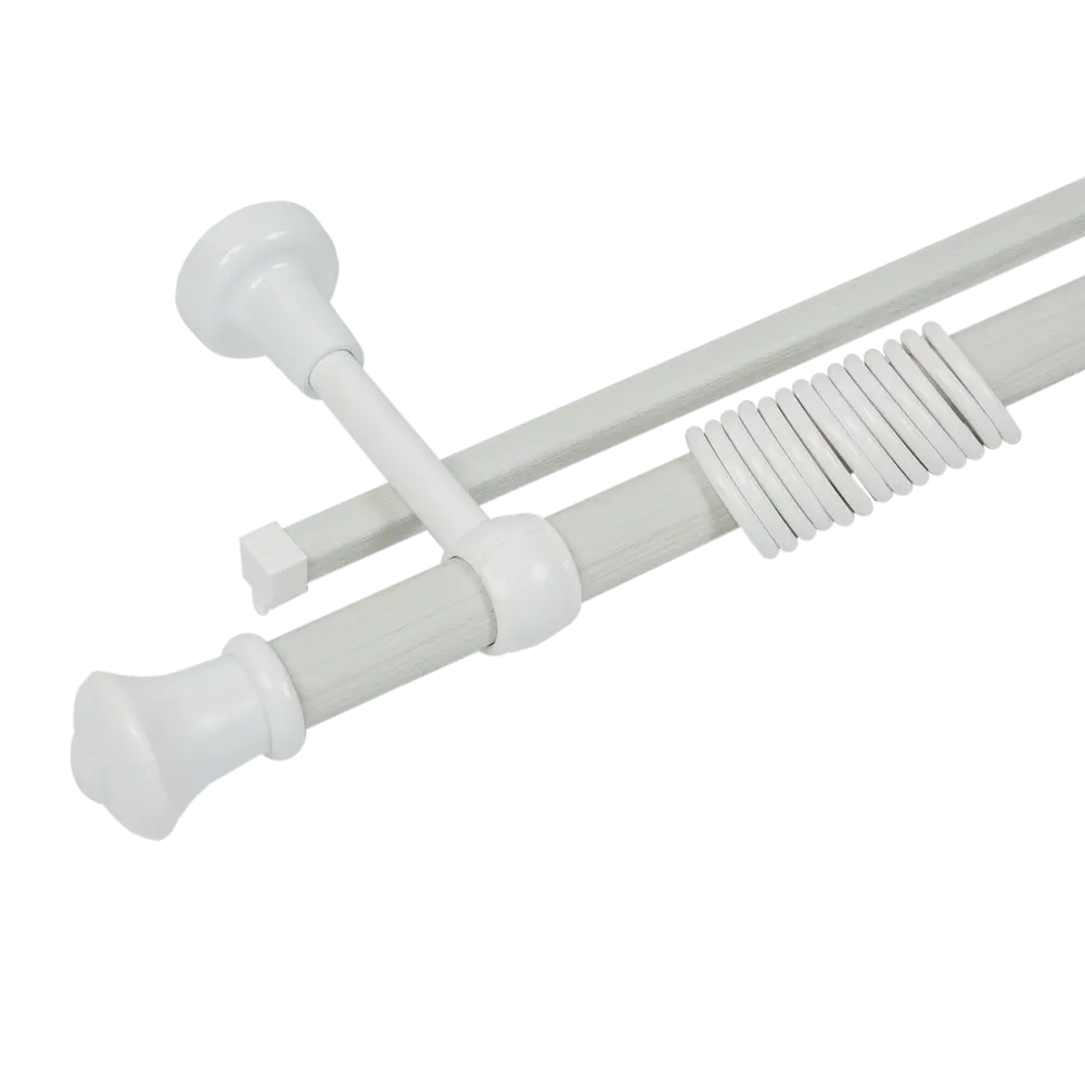 Карниз двухрядный Успех 160 см цвет лайт 18560479 STLM-2101533 РУССКИЕ КАРНИЗЫ