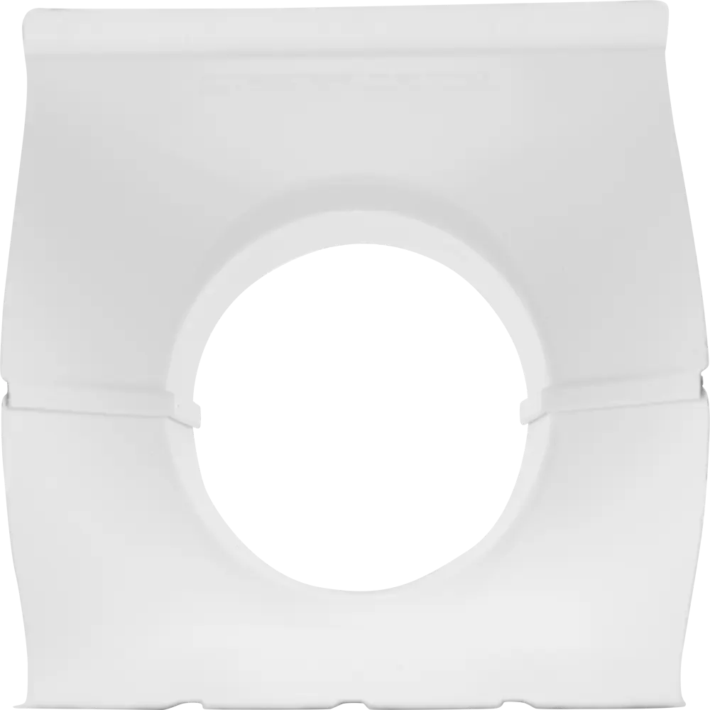 10011010 Воронка 125x90 мм цвет белый STLM-1016129 ИНТЕРПРОФИЛЬ  - Вид №1