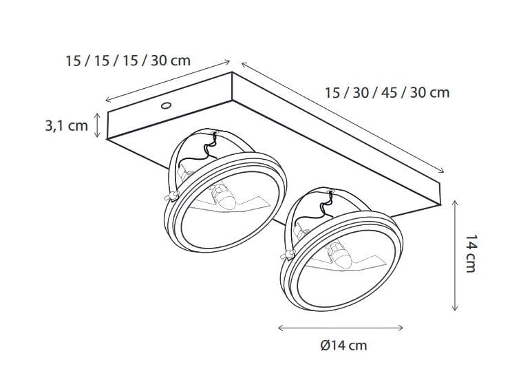 Регулируемый потолочный латунный прожектор Authentage Lighting Centonze ARCH-00102866 - Вид №1