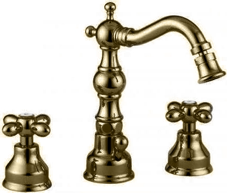 Смеситель MIGLIORE Princeton Plus ML.PRP-8025.DO для биде - золото, на 3 отверстия  - Вид №1