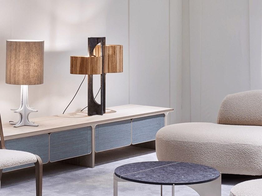 Paolo Castelli Настольная лампа из бананового волокна и древнего камня Hyperbole Ill.hype.100  - Вид №1