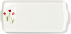 10639872 Dibbern Блюдо прямоугольное Dibbern "Впечатление.Красные маки" 32см Фарфор