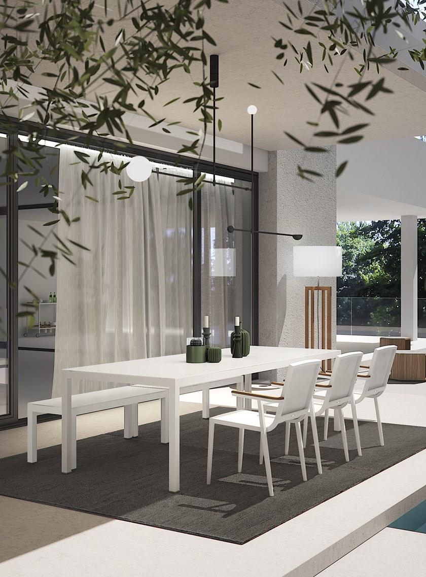 Atmosphera Садовая скамейка из алюминия и hpl Flair Fa.pn2 - Вид №2