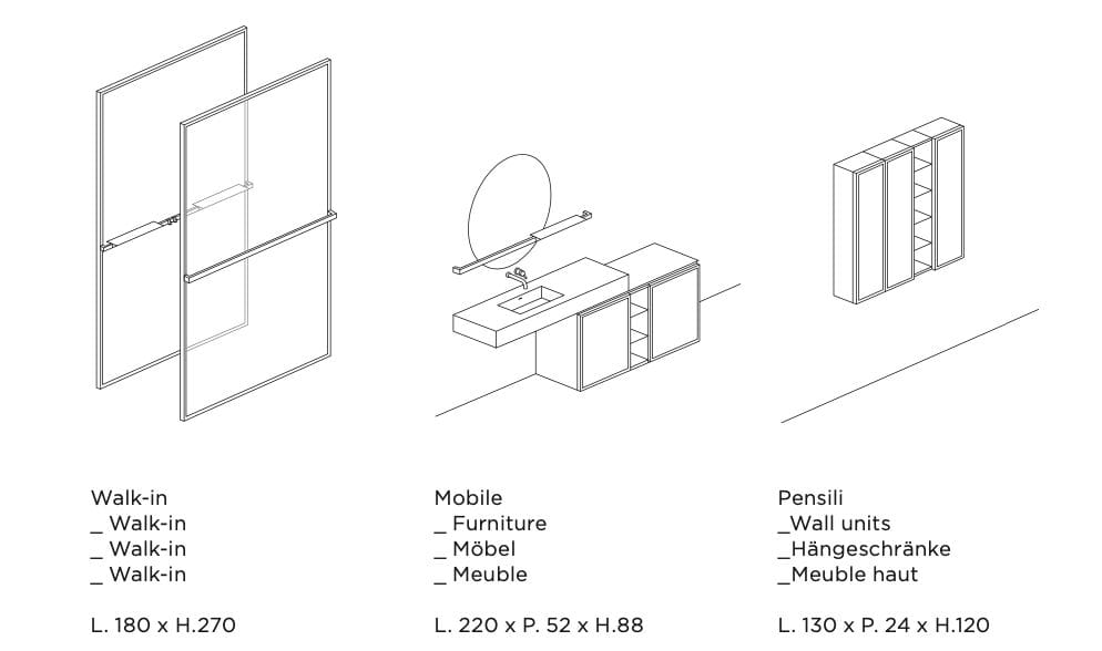 Мебель, настенные шкафы и потолочные входы ARBLU Horizon System ARCH-00075680 - Вид №6