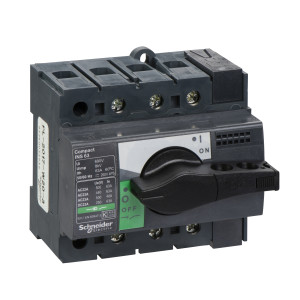 28902 Рубильник Interpact INS 63А 3P, фронтальное исполнение Schneider Electric Compact