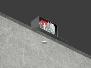 Buzzi & Buzzi Встраиваемый алюминиевый светодиодный уличный светильник Iron