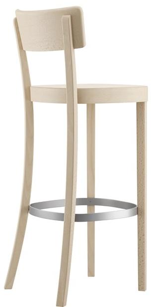horgenglarus Высокий табурет из бука со спинкой Classic 11-380 - Вид №4