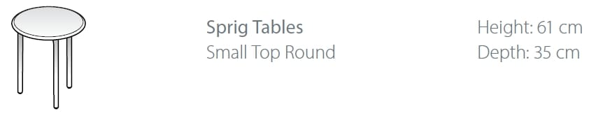 Высокий круглый журнальный столик из массива дуба Haworth Openest ARCH-00044719 - Вид №5