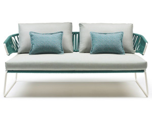 2-местный садовый диван в Sunbrella® и морской веревке