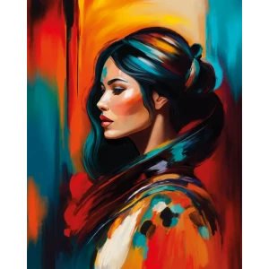 Картина на стекле Postermarket Яркая девушка 40x50 см 87890647 STLM-2160545
