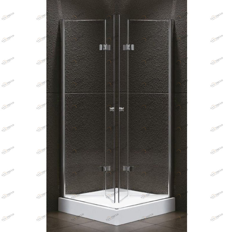 Душевой уголок CEZARES ELENA-W-ASH-2-100/90-P-Cr-L