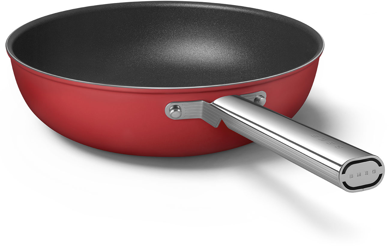 CKFW3001RDM Посуда / сковорода wok 30 см, красная SMEG  - Вид №8
