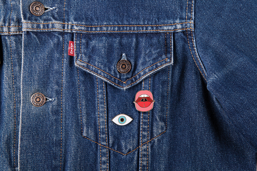 DYPINSORG Набор из 2-х металлических булавок pinaholic organs Doiy  - Вид №1