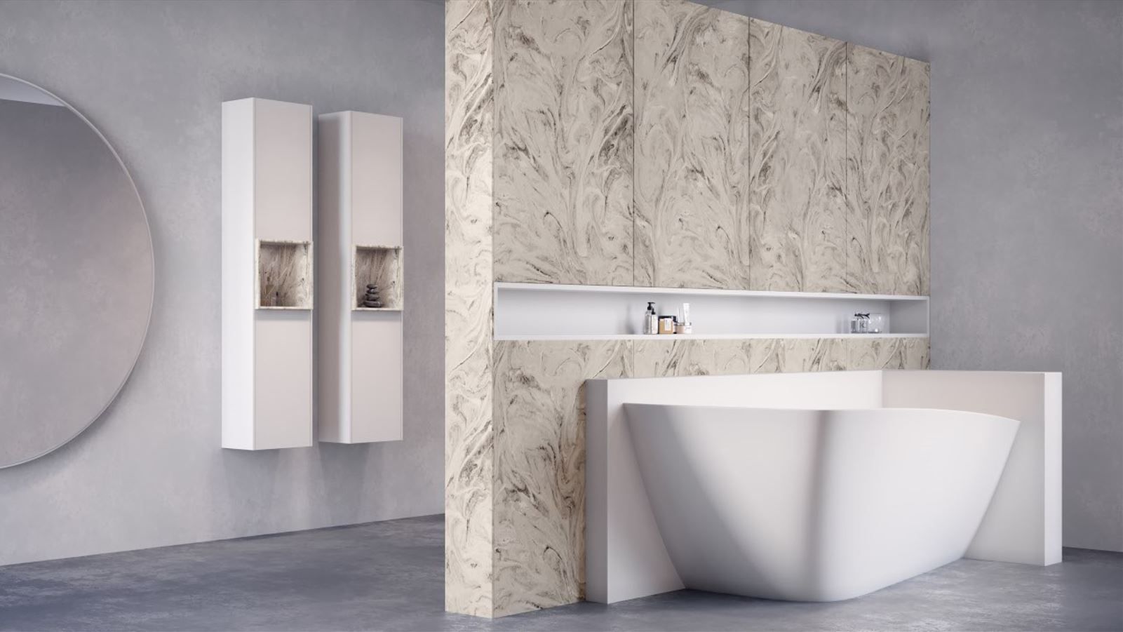 Мебель для ванной комнаты Corian® Acquapazza чистый ARCH-00015083 - Вид №3