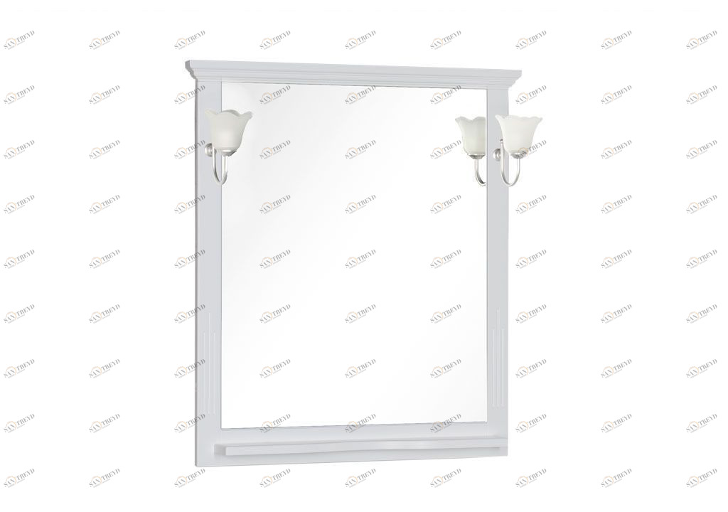 Зеркало Aquanet Лагуна 85 белый 00175305