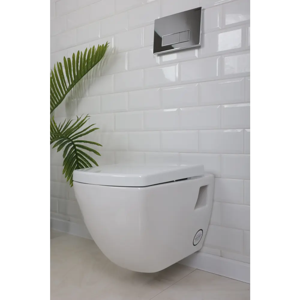 Комплект инсталляция с унитазом Creavit Tetra TP326-11CB00E-0000, с микролифтом, клавиша цвет хром 89348663 STLM-2064023 - Вид №2