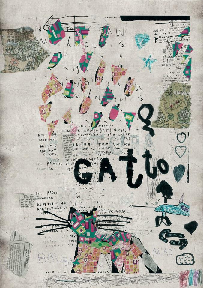 MOMENTI Авторский художественный принт Crazy home paintings Eb-006 - Вид №1