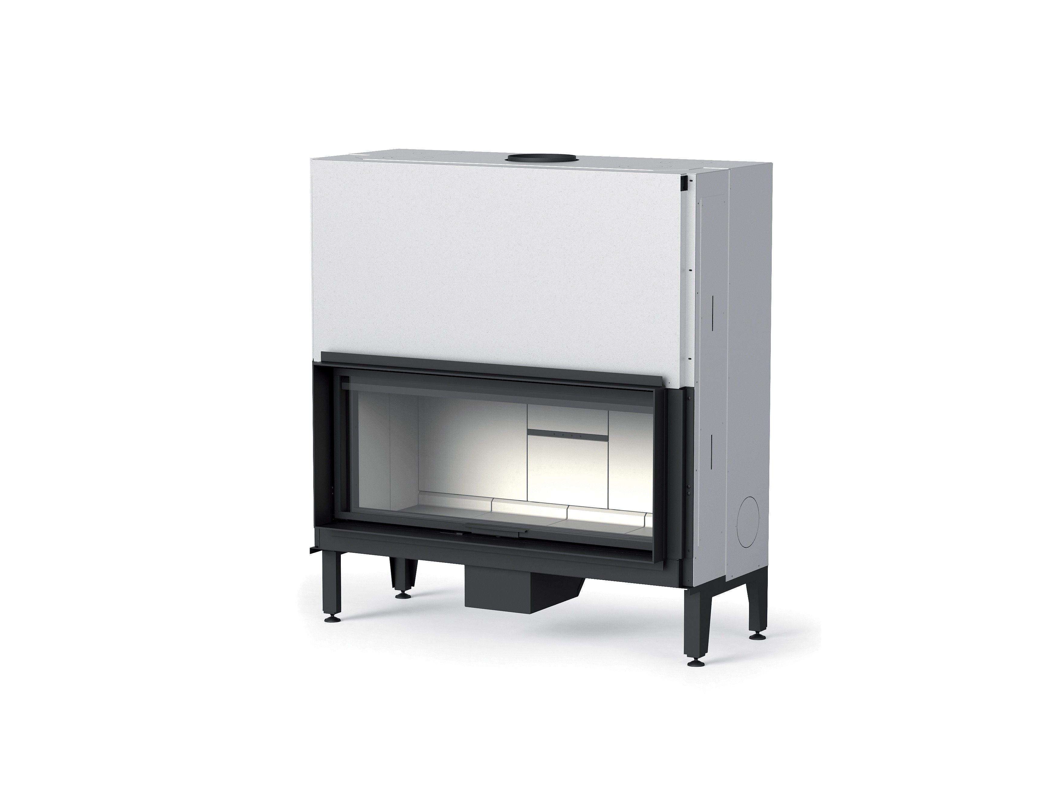 Утопленный дровяной камин с панорамным стеклом MCZ PLASMA 115 WOOD ARCH-00027262 - Вид №1